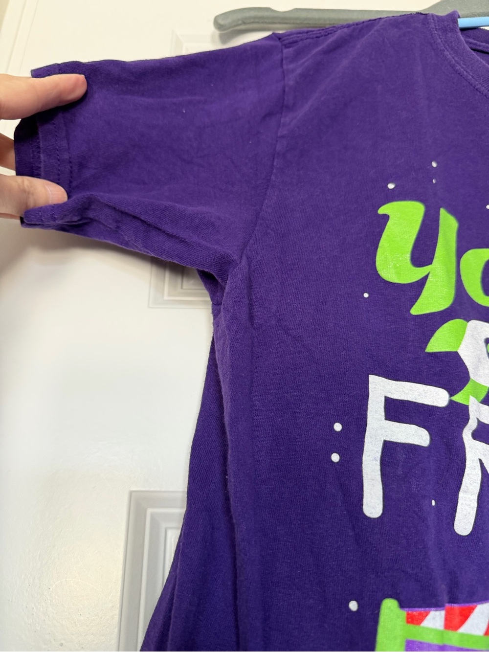 Kids unisex Disney small shop tshirt Buzz Lightyear You’ve got a friend in me L - Picture 3 of 6